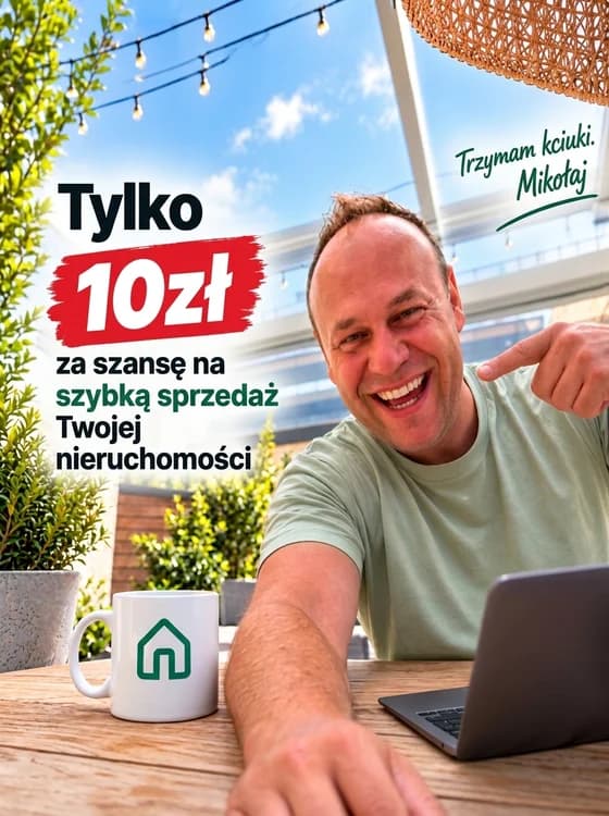 Tylko 10 zł za szansę na szybką sprzedaż Twojej nieruchomości — promocja Pionierzy Rynku
